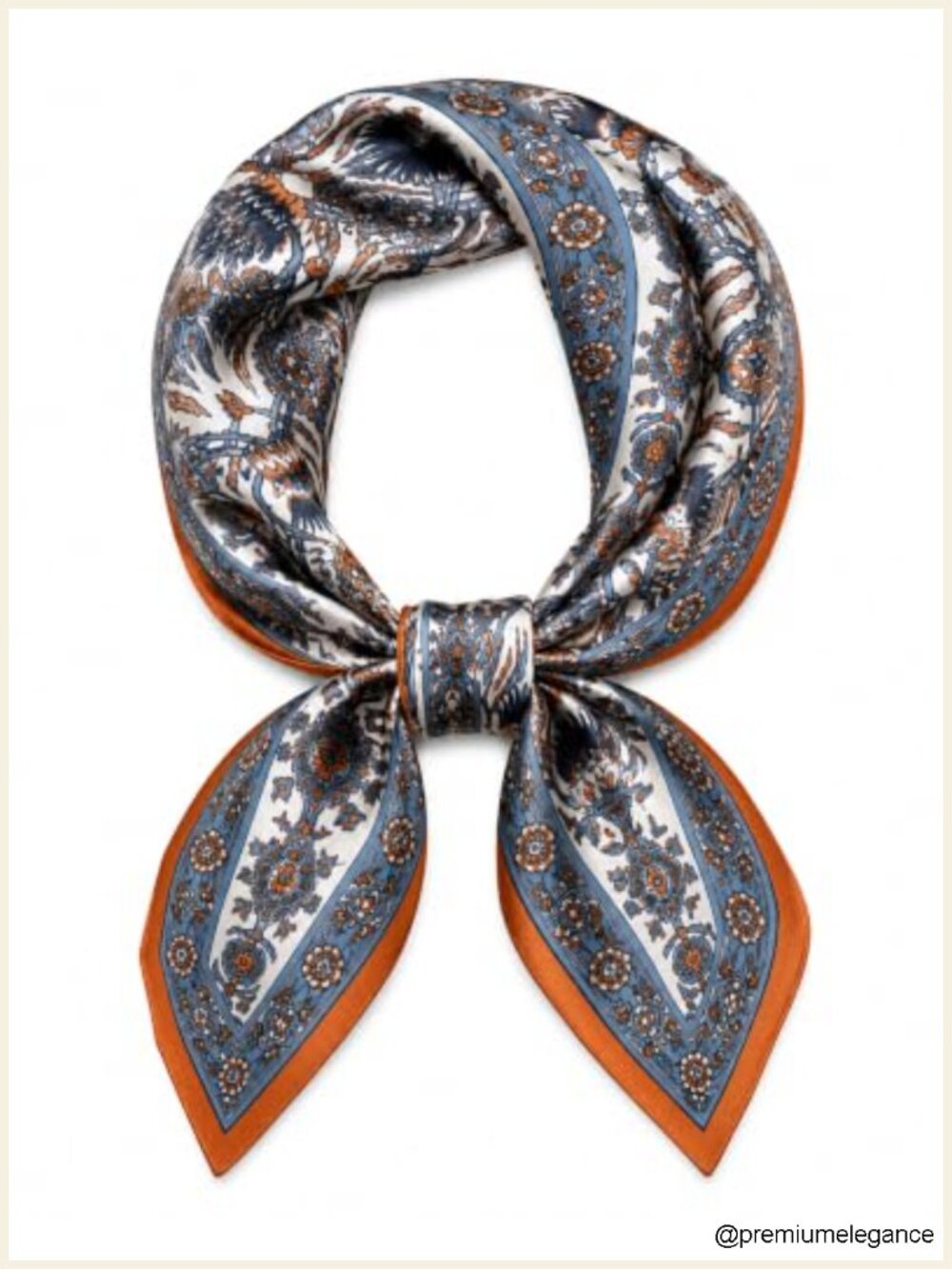 27 Inch Square Satin Scarf for Women, Silk-Like Bandana, Hair Neck Scarf